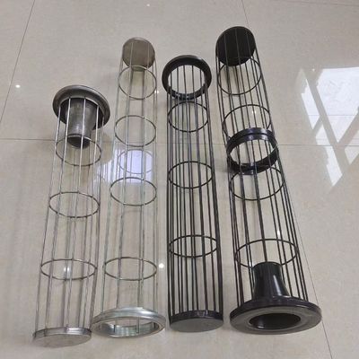 غطاء السيليكون العضوي غبار إيبوكسي الصناعي المجمع فلتر قفص Baghouse فلتر أقفاص